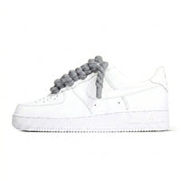 Air Force 1 White Rope Laces Grey