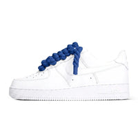Air Force 1 White Rope Laces Blue