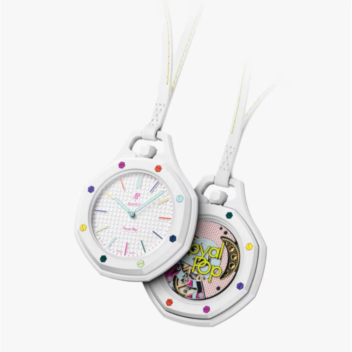Zegarek AP Swatch biały