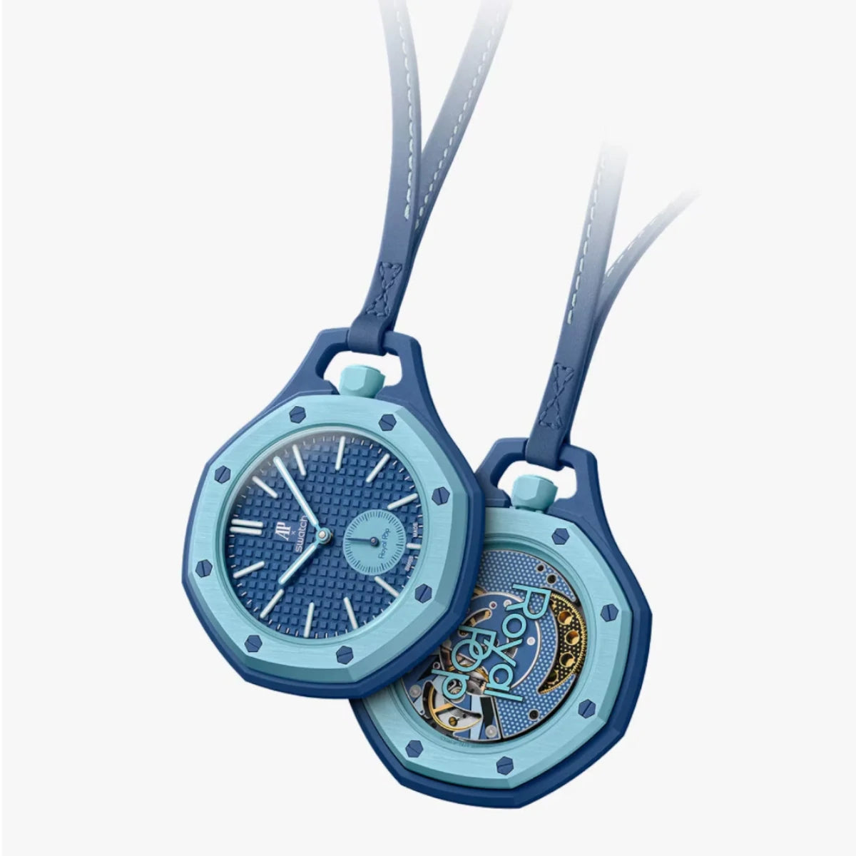 Zegarek AP Swatch niebieski