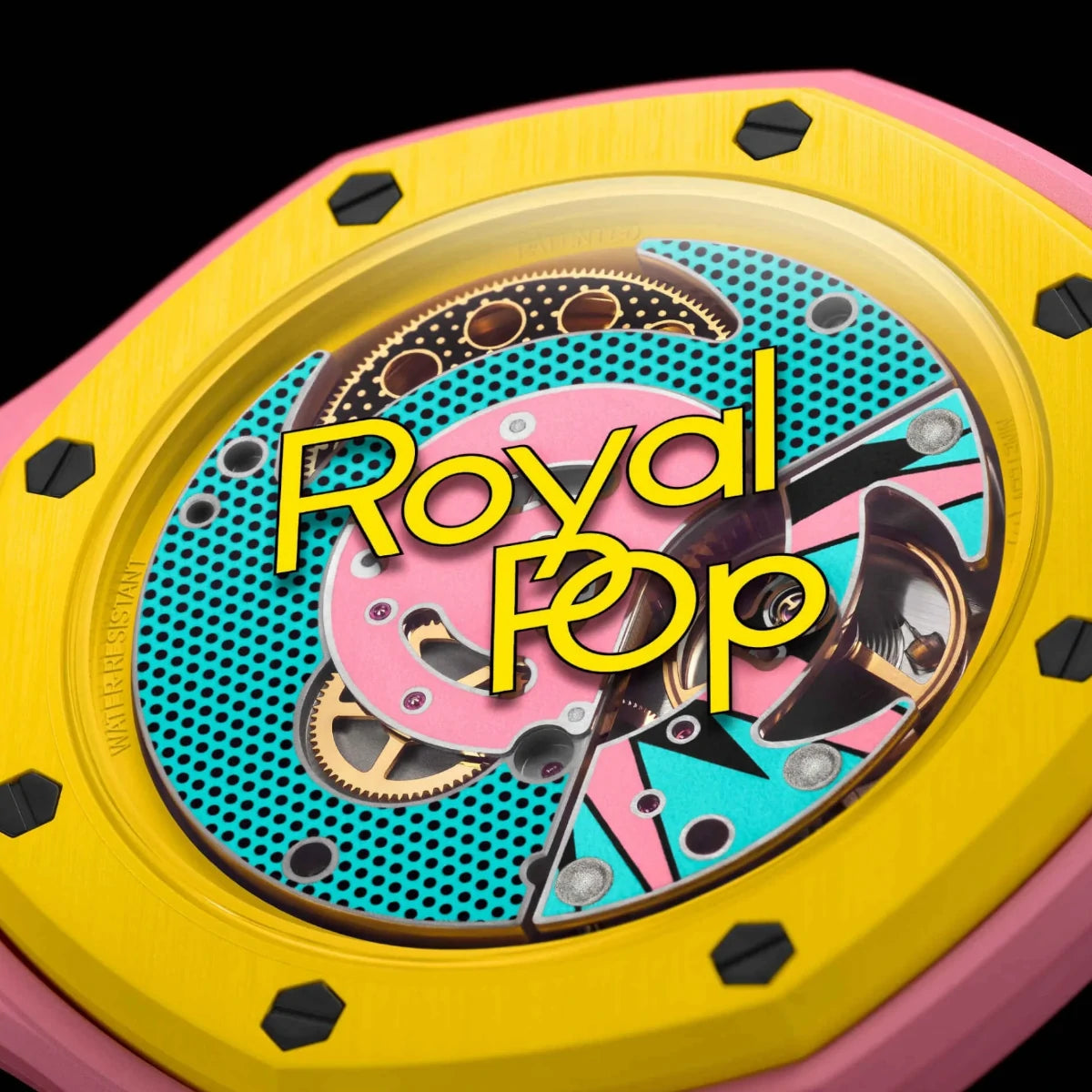 Audemars Piguet x Swatch Royal Pop Otg Roz mechanizm