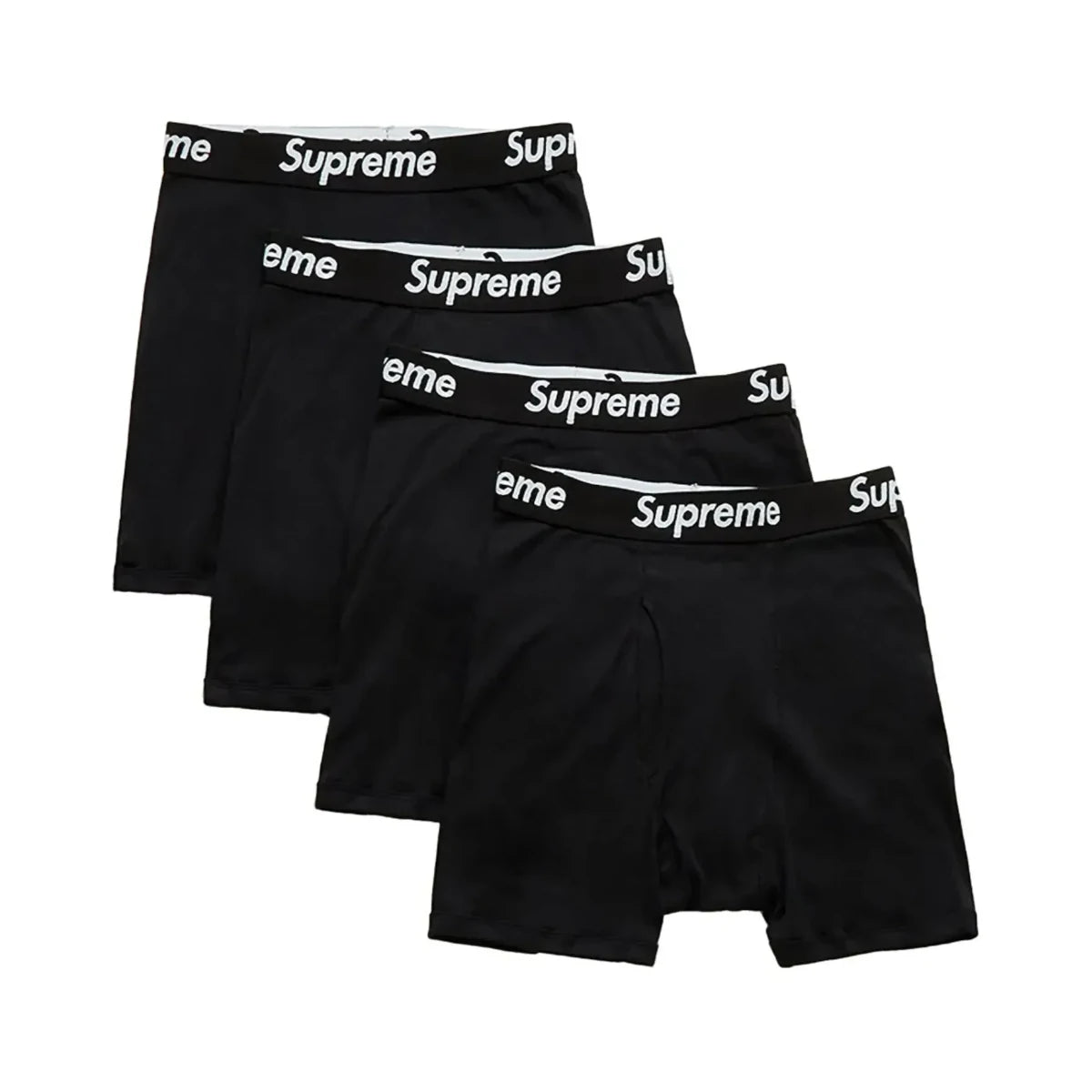 Supreme bokserki 4 sztuki Czarne
