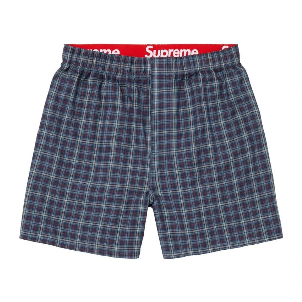Boxers Supreme Hanes Plaid Dark Blue