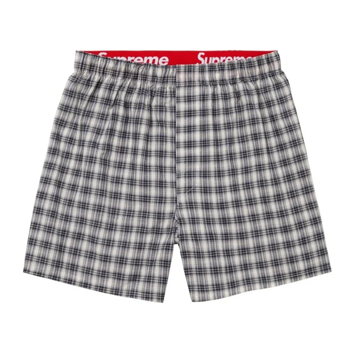 Boxers Supreme Hanes Plaid Grey