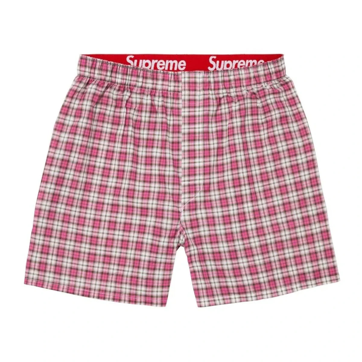 Boxers Supreme Hanes Plaid Red
