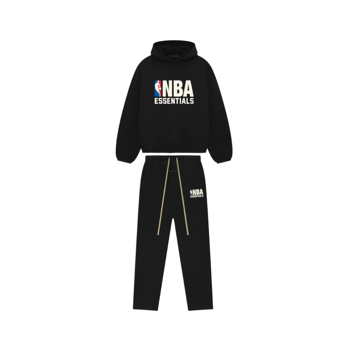 Czarny komplet dresowy bluza i spodnie Essentials NBA