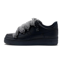 Air Force 1 Black Rope Laces Lanvin White/Black
