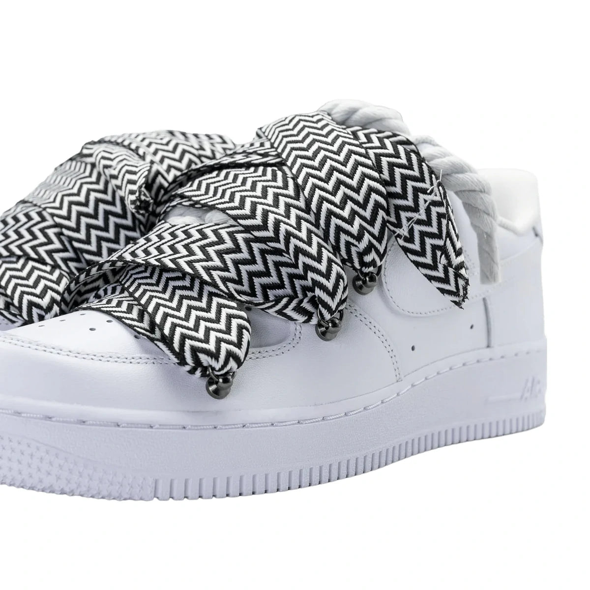 Air Force 1 White Rope Laces Lanvin White/Black