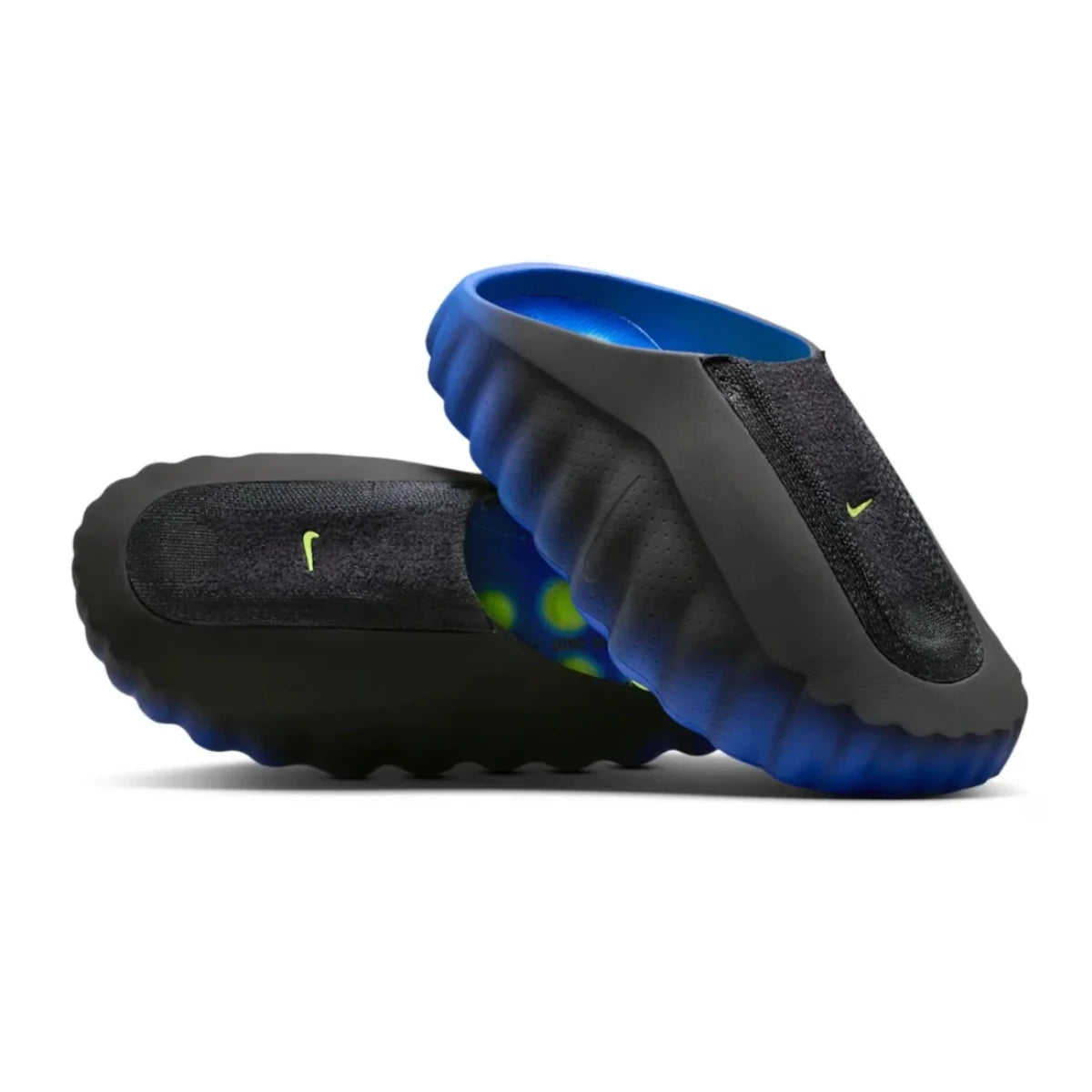 Nike Mind 001 Flyknit Slide Hyper Royal Black