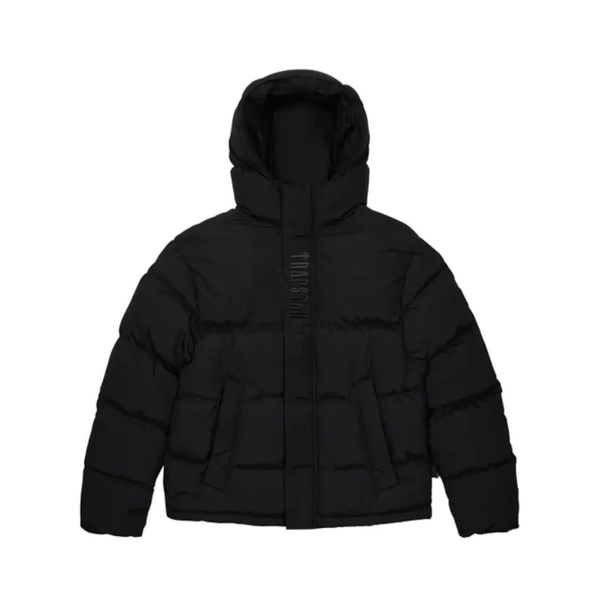 Trapstar Decoded 2.0 Hooded Puffer Jacket Blackout Edition