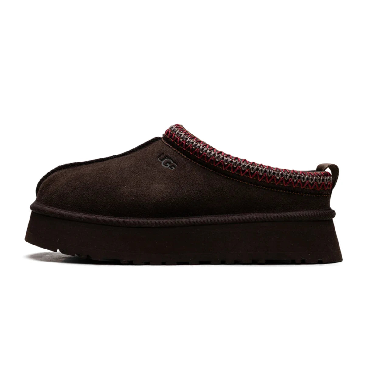 Buty zamszowe na zimę z wełną w środku - UGG Tazz II Slipper Dusted Cocoa