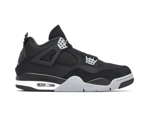 Jordan 4 Black Canvas