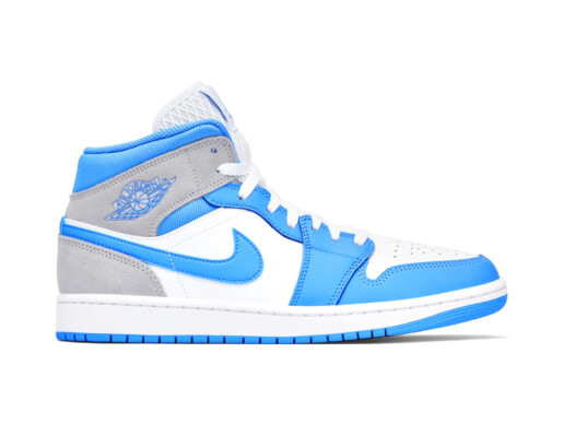 Jordan 1 Mid University Blue Grey