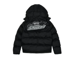 Trapstar Shooters Hooded Puffer Black Reflective