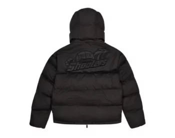 Trapstar Shooters Hooded Puffer Blackout Reflective